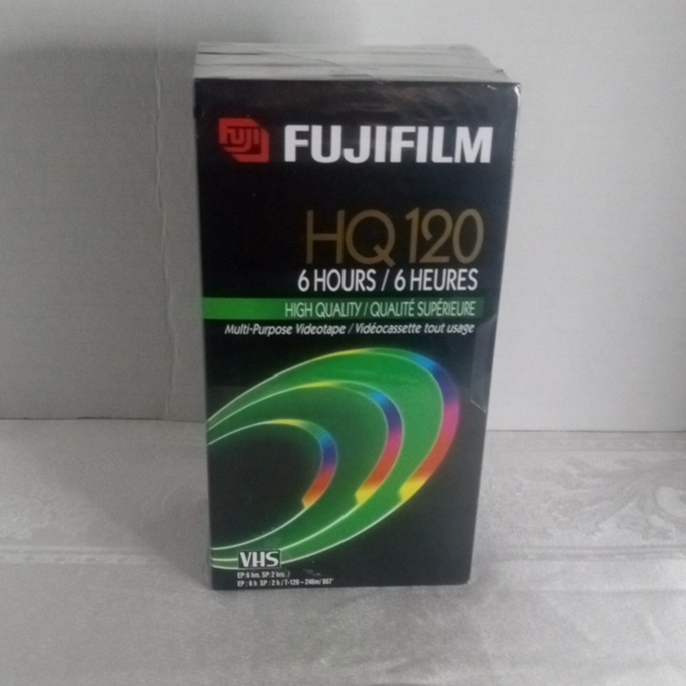 Fujifilm HQ 120 VHS Tape - 3pack New